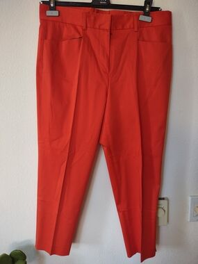 rag & bone Men's Bright Orange Tailored Dress Pants